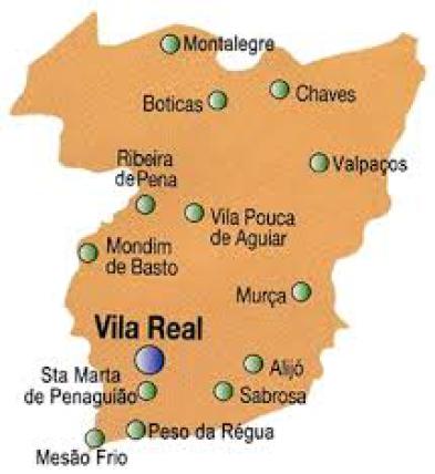 Distrito de Vila Real | Mapa
